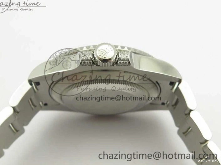 0504 GoAnywhere Submariner Black Diamond Bezel SS GSF Best Edition Black Dial On SS Bracelet A 3270